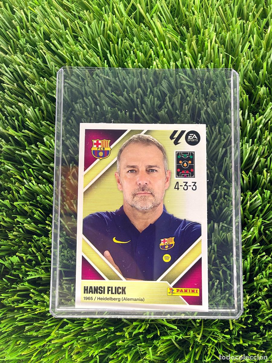 Cromos de f&uacute;tbol: N&ordm; 2 Hansi Flick Entrenador FC Barcelona Liga Este 26 27