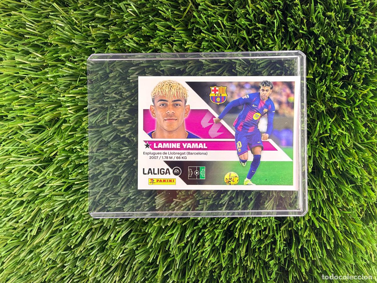 Cromos de f&uacute;tbol: N&ordm; 20 Lamine Yamal FC Barcelona Liga Este 26 27