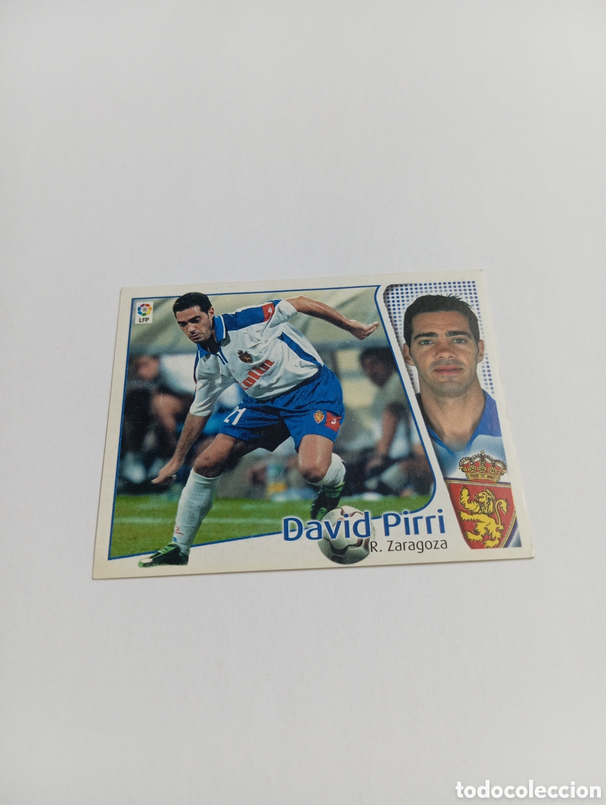 Cromos de f&uacute;tbol: DAVID PIRRI Zaragoza LIGA ESTE 2004 2005 PANINI 04 05