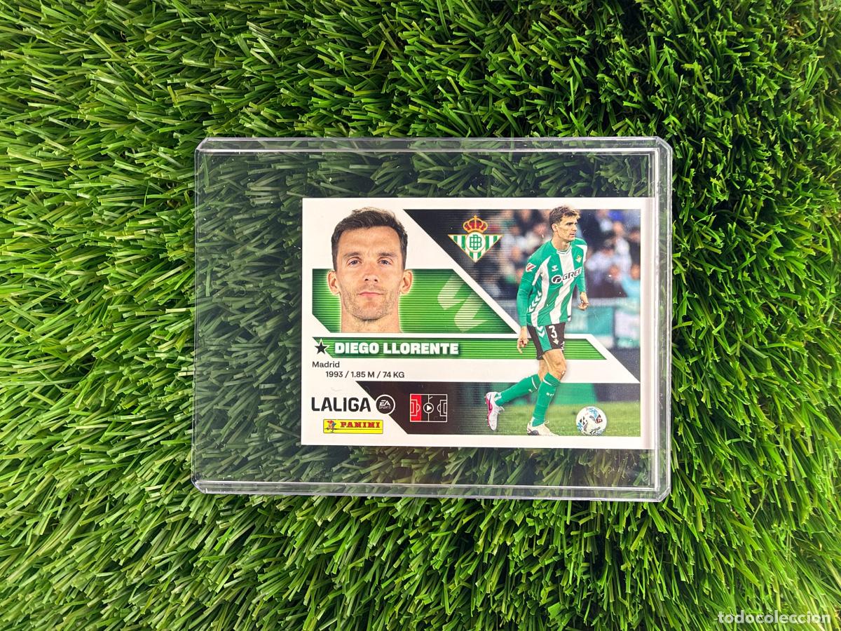Cromos de f&uacute;tbol: N&ordm; 6 Diego Llorente Real Betis Liga Este 26 27