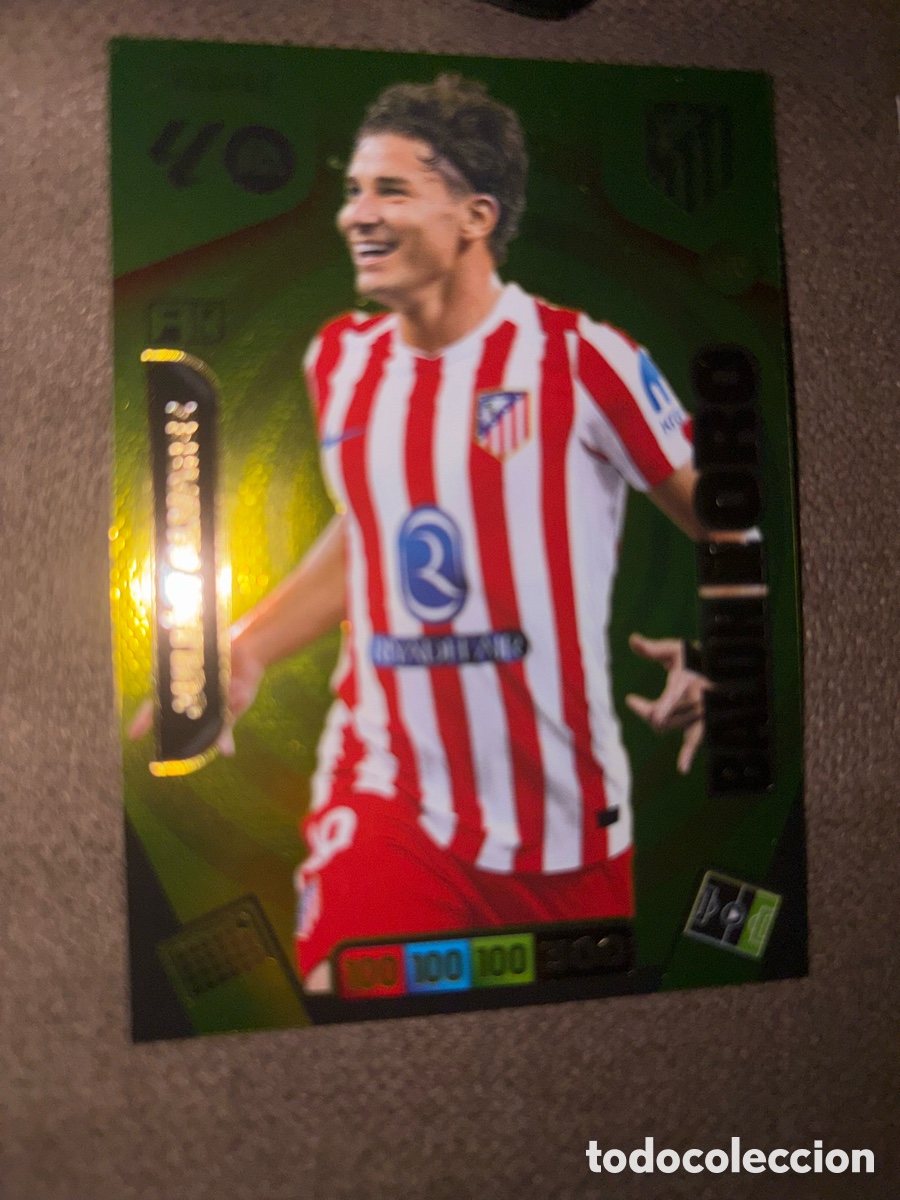 Cromos de f&uacute;tbol: 470 Juli&aacute;n &Aacute;lvarez, Atl&eacute;tico de Madrid, Bal&oacute;n de Oro, Panini Adrenalyn XL La Liga 2025 2026 25 26