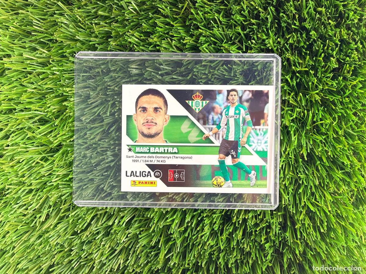 Cromos de f&uacute;tbol: N&ordm; 7 Bartra Real Betis Liga Este 26 27