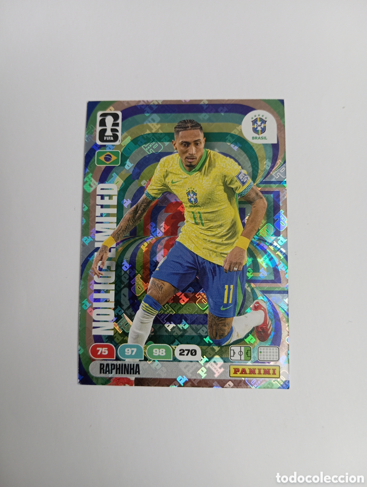 Cromos de f&uacute;tbol: RAPHINHA EDICION LIMITADA ADRENALYN XL MUNDIAL FIFA WORLD CUP 2026 PANINI
