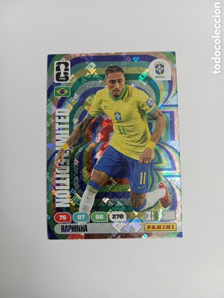Cromos de f&uacute;tbol: RAPHINHA EDICION LIMITADA ADRENALYN XL MUNDIAL FIFA WORLD CUP 2026 PANINI