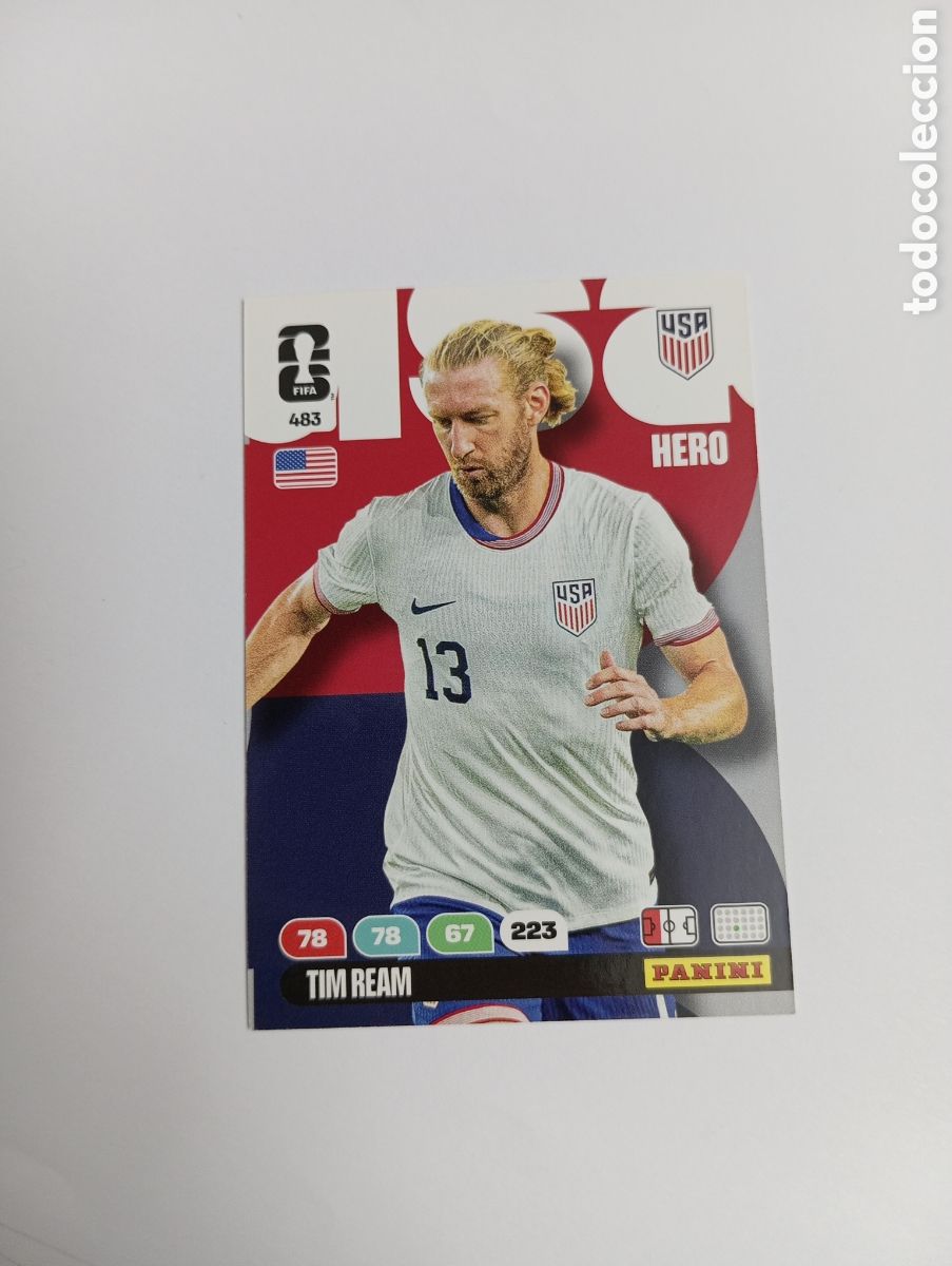Cromos de f&uacute;tbol: TIM REAM 483 ADRENALYN XL MUNDIAL 2026