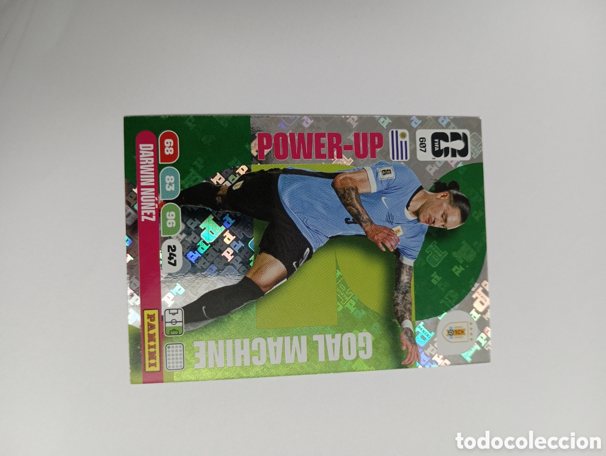 Cromos de f&uacute;tbol: DARWIN N&Uacute;&Ntilde;EZ 607 POWER - UP ADRENALYN XL MUNDIAL 2026