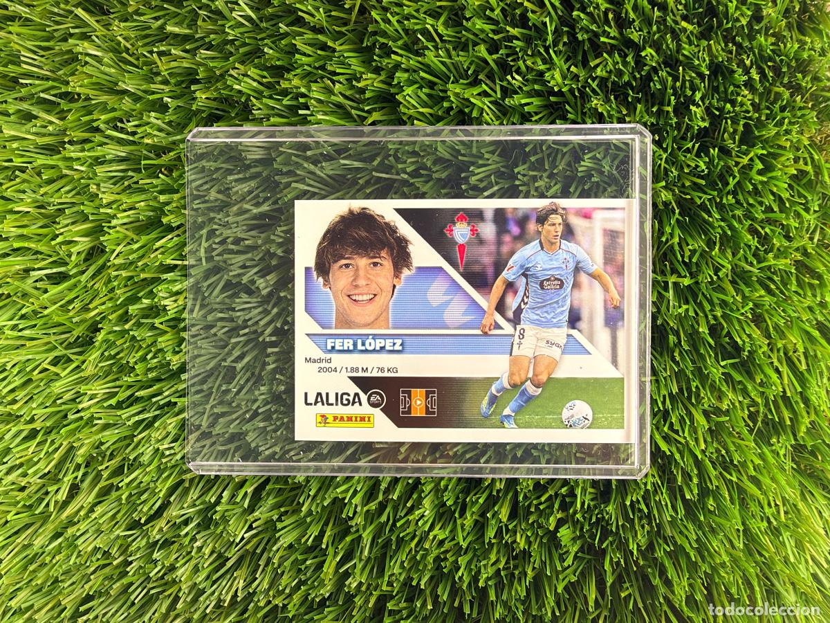 Cromos de f&uacute;tbol: N&ordm; 15 Fer L&oacute;pez RC Celta Liga Este 26 27