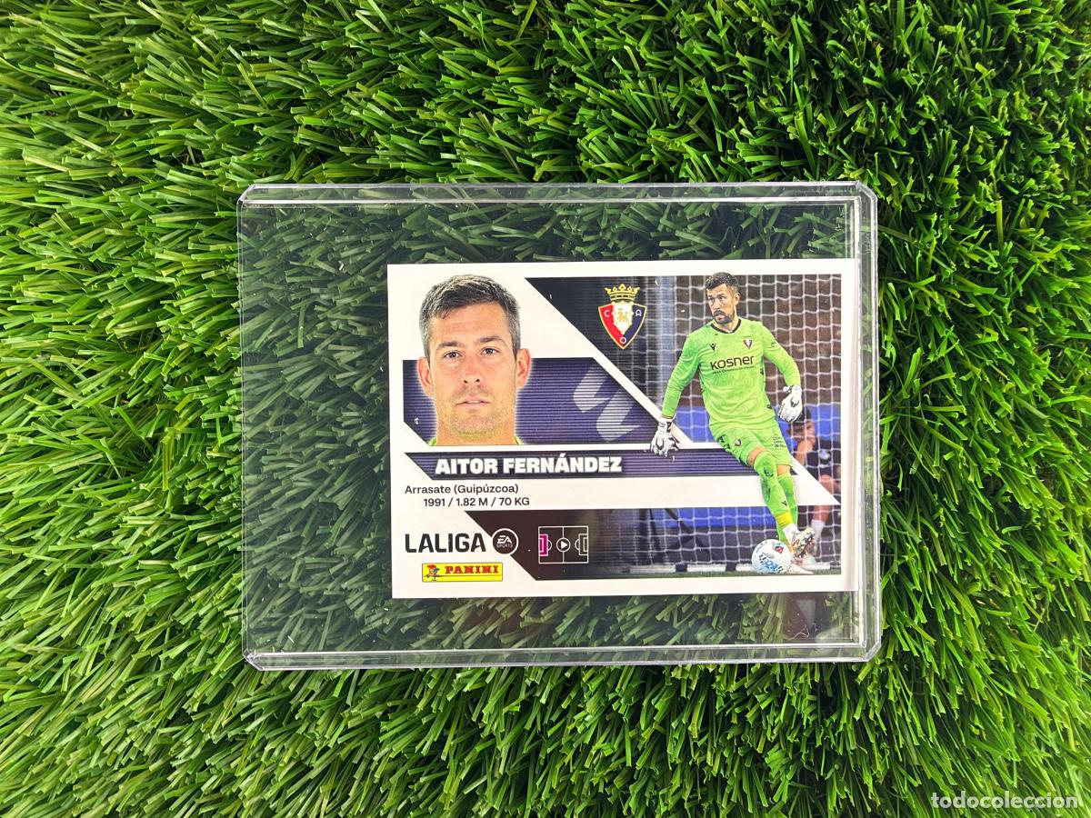 Cromos de f&uacute;tbol: N&ordm; 4 Aitor Fern&aacute;ndez CA Osasuna Liga Este 26 27