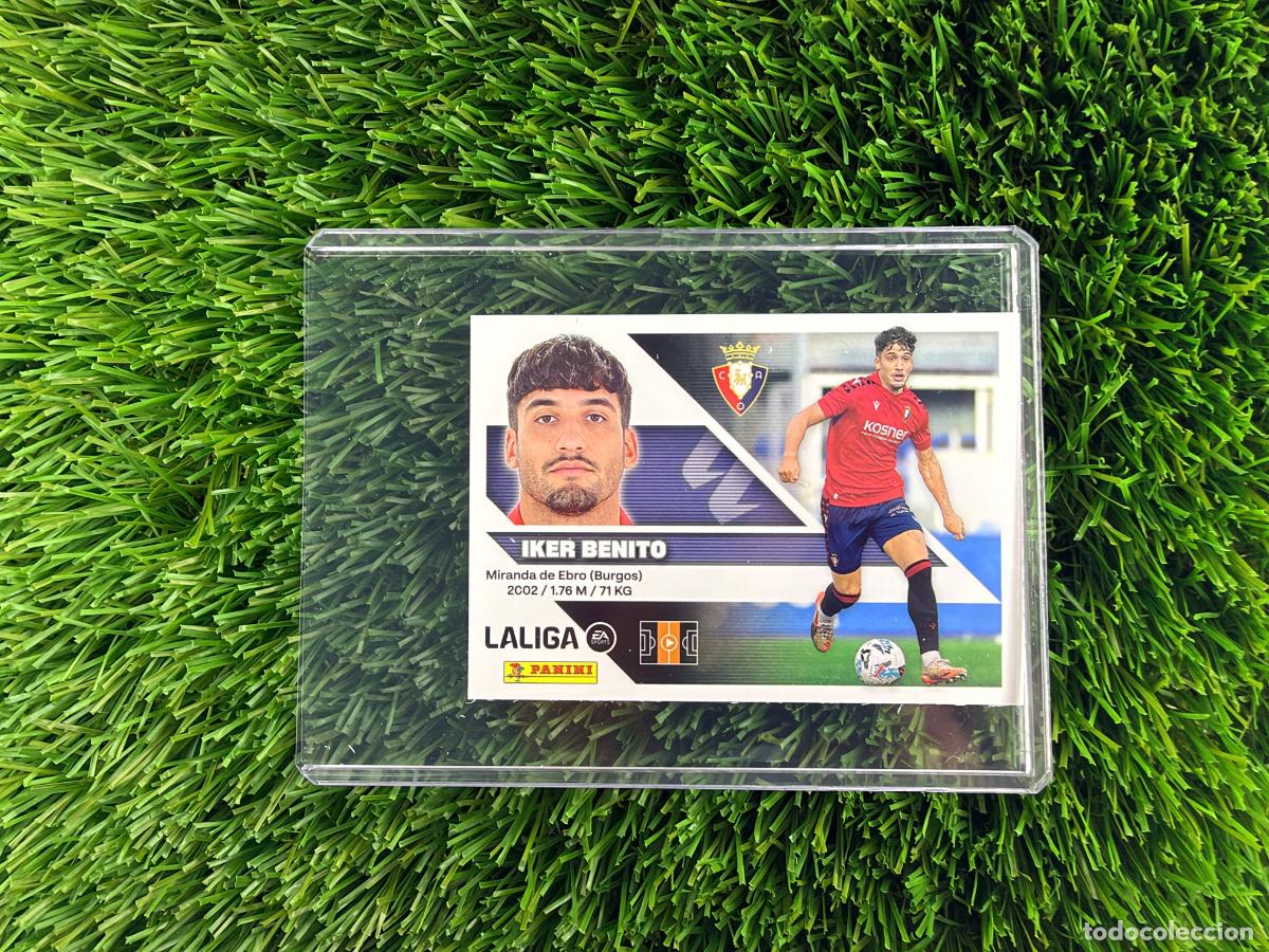 Cromos de f&uacute;tbol: N&ordm; 16 Iker Benito CA Osasuna Liga Este 26 27