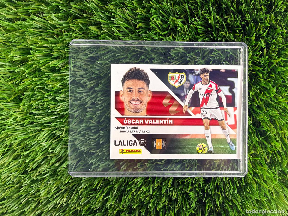 Cromos de f&uacute;tbol: N&ordm; 13 &Oacute;scar Valent&iacute;n Rayo Vallecano Liga Este 26 27
