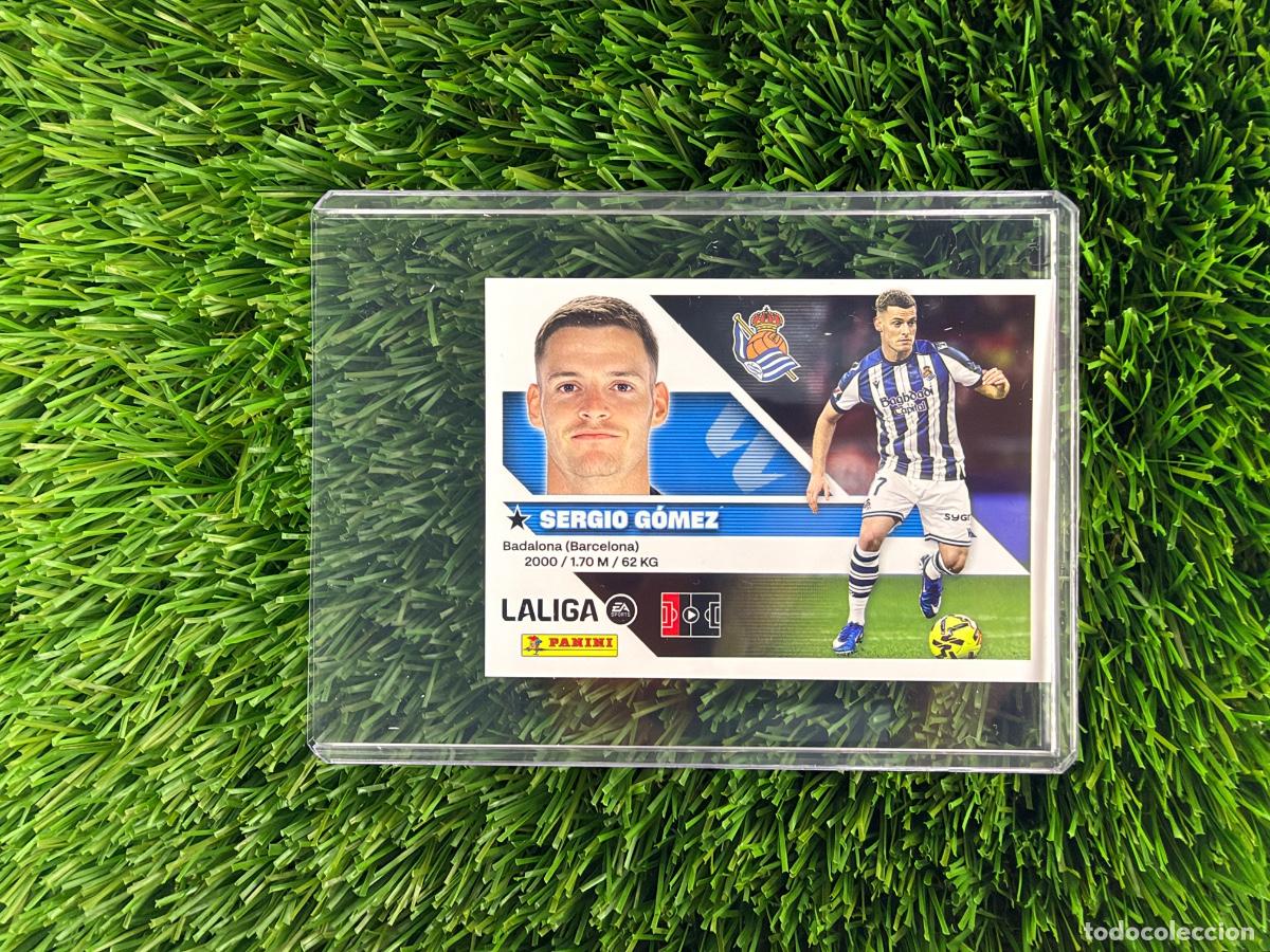 Cromos de f&uacute;tbol: N&ordm; 8 Sergio G&oacute;mez Real Sociedad Liga Este 26 27