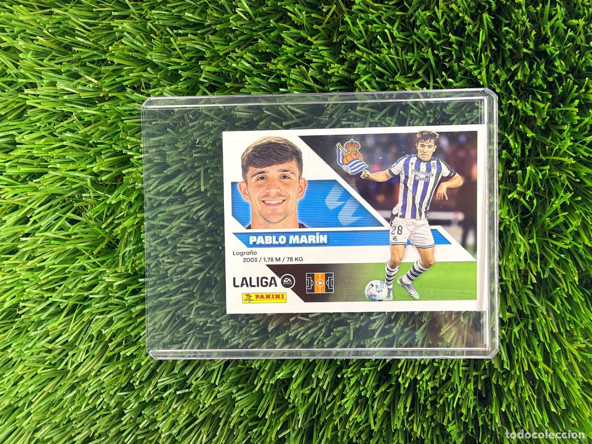 Cromos de f&uacute;tbol: N&ordm; 11 Pablo Mar&iacute;n Real Sociedad Liga Este 26 27