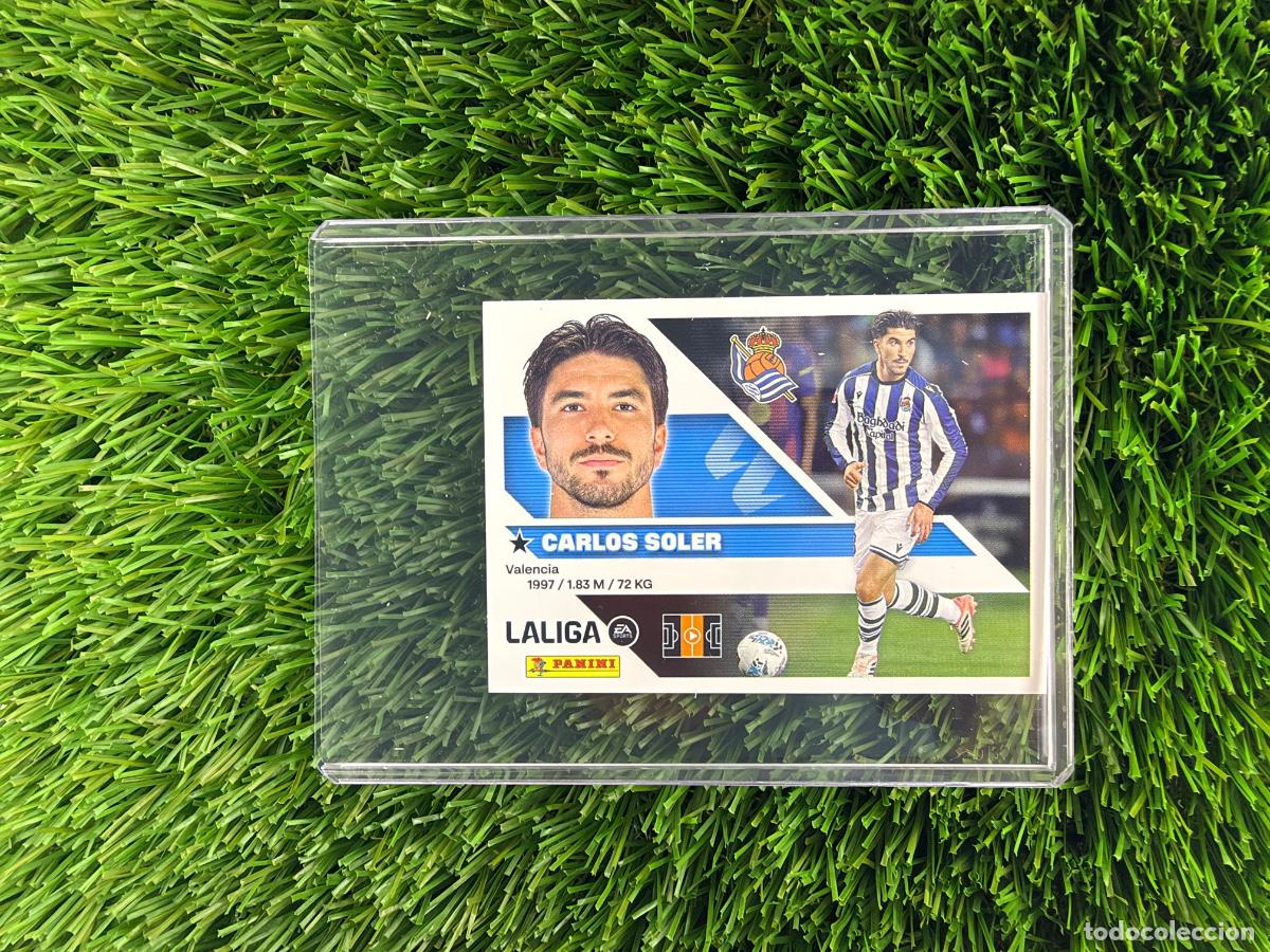 Cromos de f&uacute;tbol: N&ordm; 14 Carlos Soler Real Sociedad Liga Este 26 27