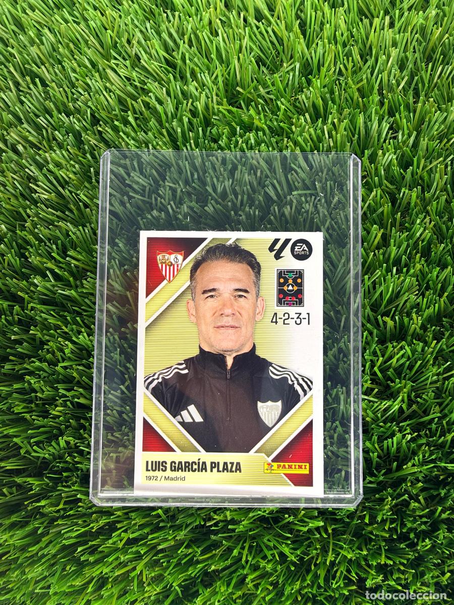 Cromos de f&uacute;tbol: N&ordm; 2 Luis Garc&iacute;a Entrenador Sevilla FC Liga Este 26 27