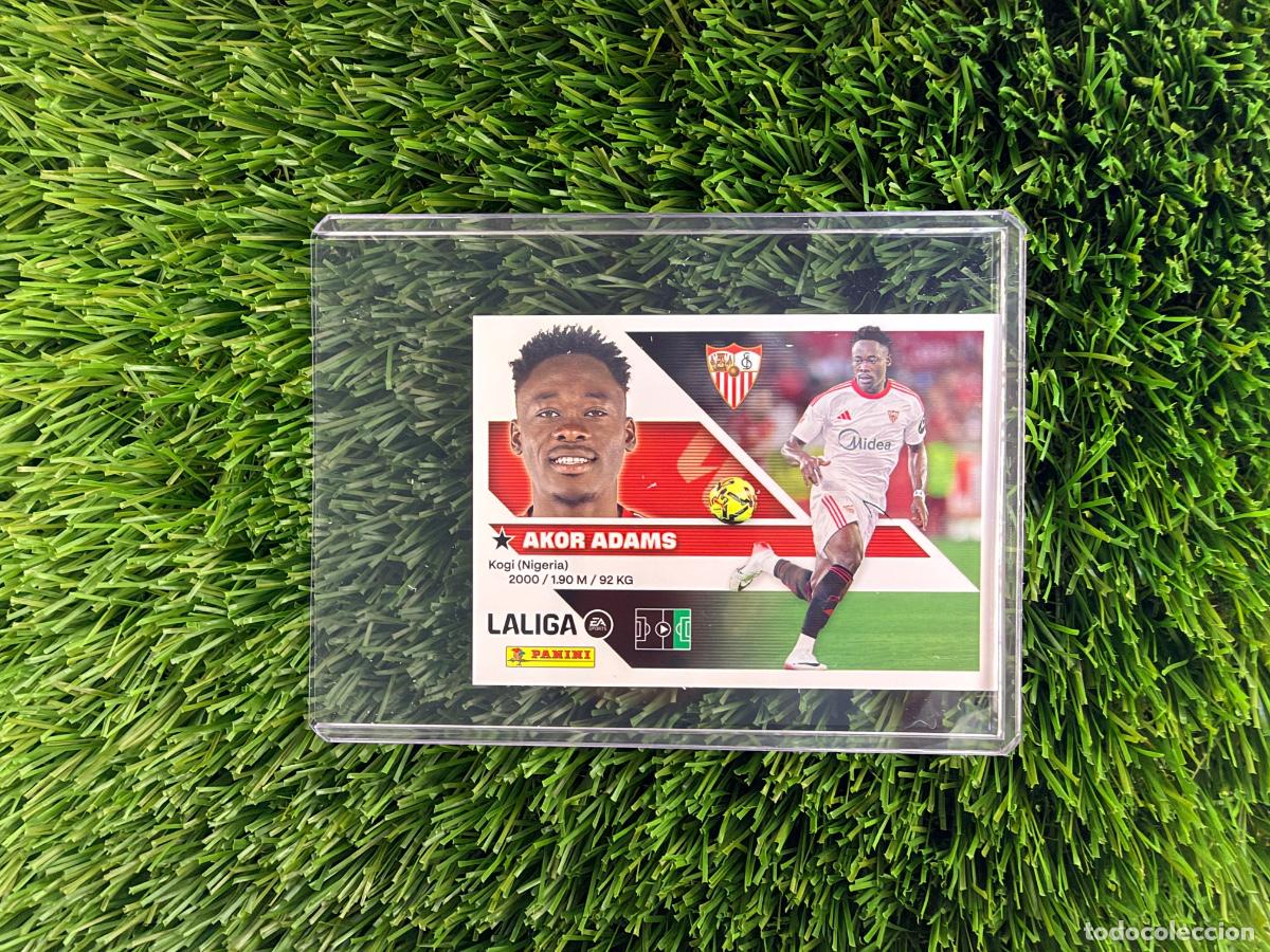 Cromos de f&uacute;tbol: N&ordm; 19 Akor Adams Sevilla FC Liga Este 26 27