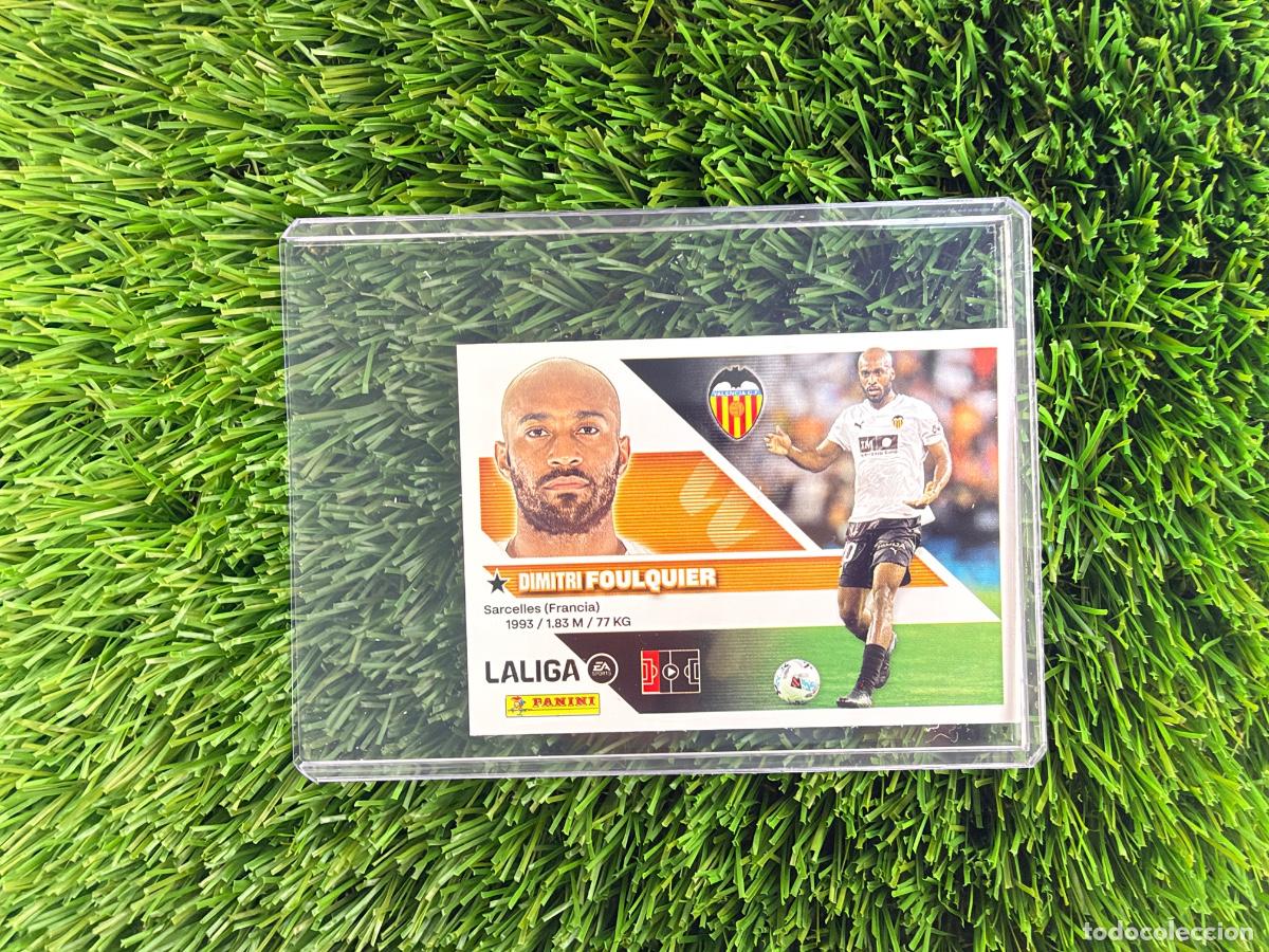 Cromos de f&uacute;tbol: N&ordm; 5 Foulquier Valencia CF Liga Este 26 27