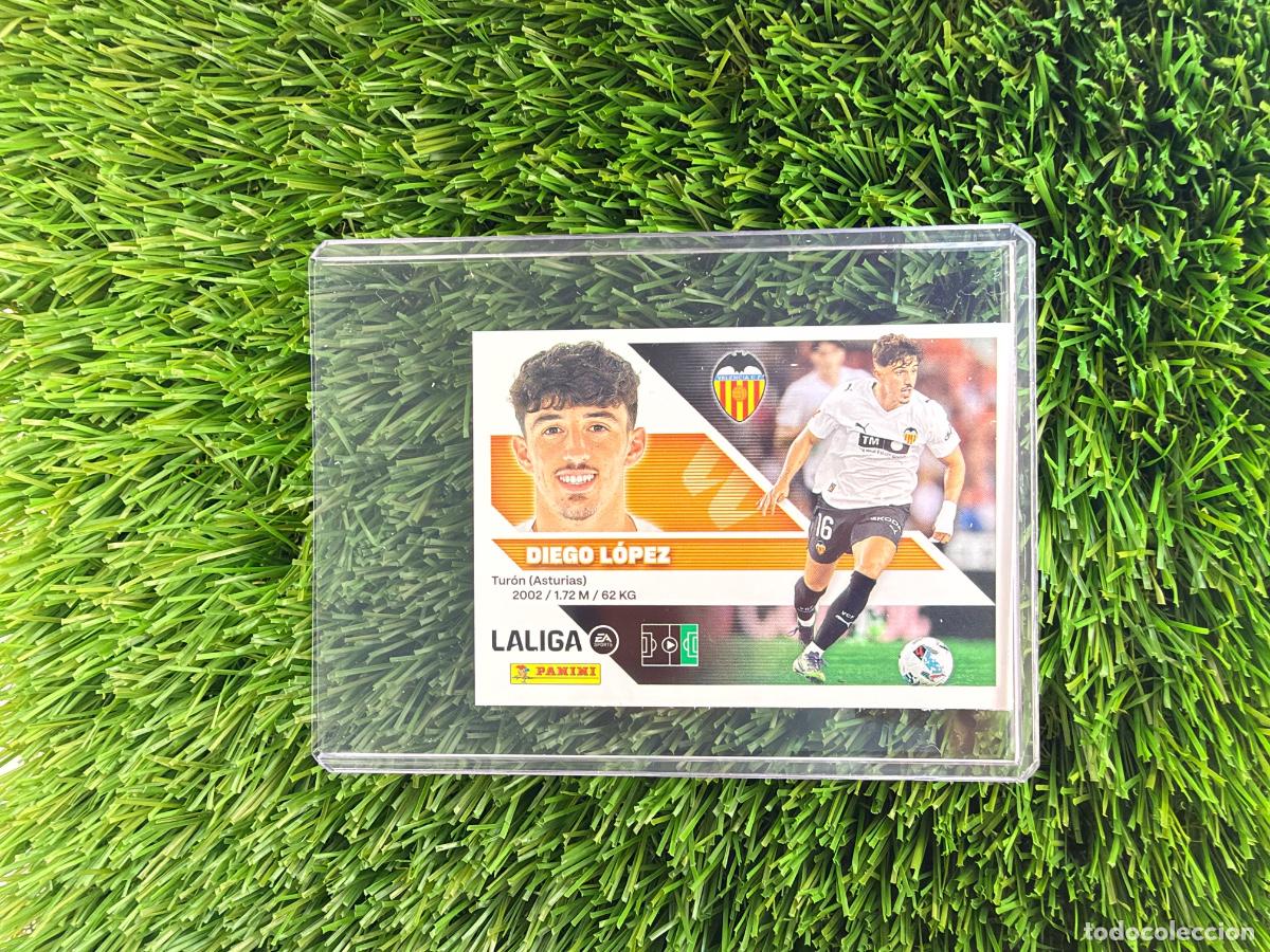 Cromos de f&uacute;tbol: N&ordm; 18 Diego L&oacute;pez Valencia CF Liga Este 26 27