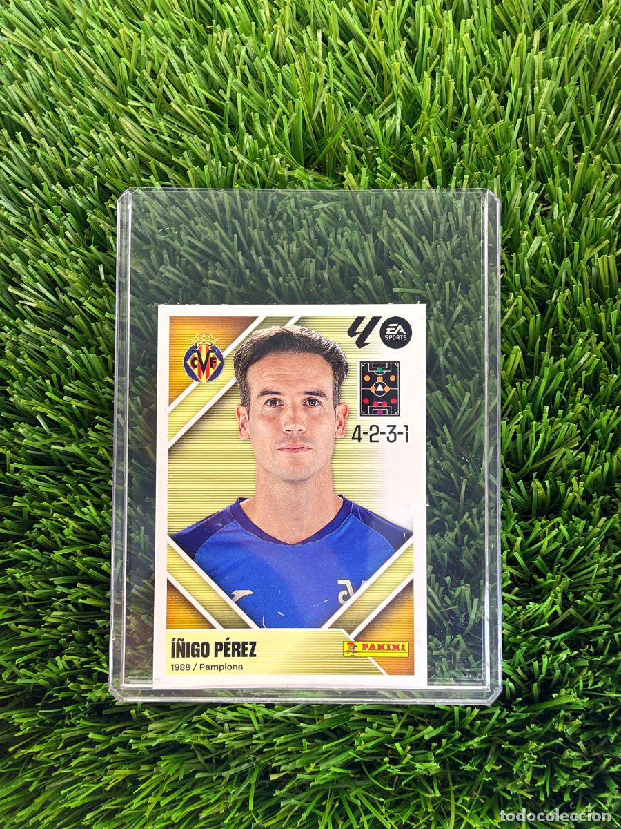 Cromos de f&uacute;tbol: N&ordm; 2 &Iacute;&ntilde;igo P&eacute;rez Entrenador Villarreal CF Liga Este 26 27