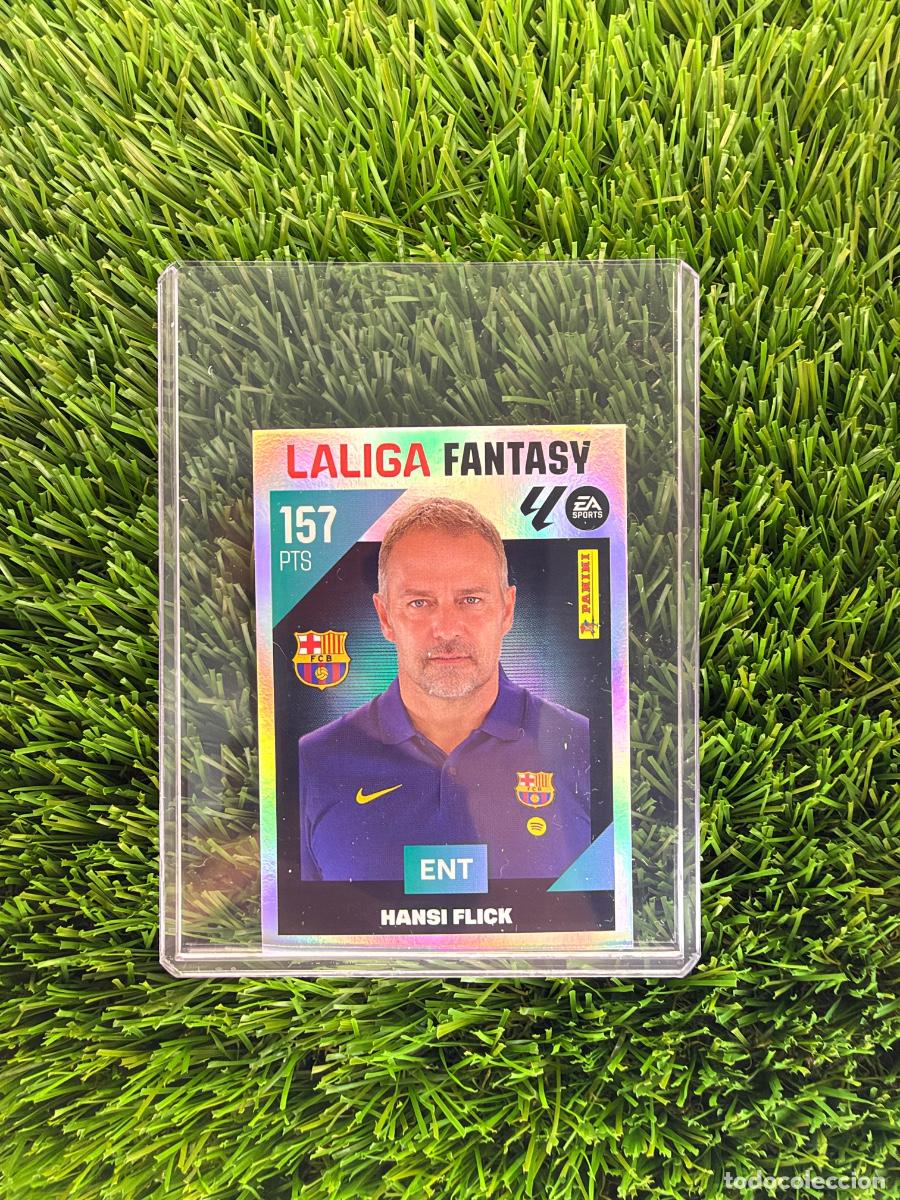 Cromos de f&uacute;tbol: N&ordm; 1 Hansi Flick Entrenador La Liga Fantasy FC Barcelona Liga Este 26 27