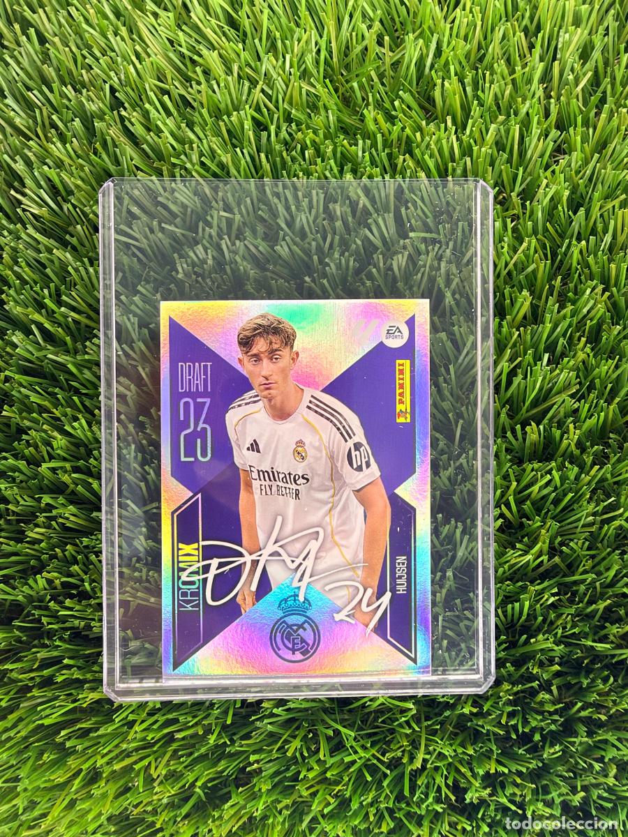 Cromos de f&uacute;tbol: N&ordm; K10 Huijsen Draft 23 Kromix Real Madrid CF Liga Este 26 27