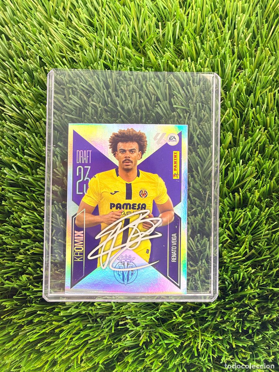 Cromos de f&uacute;tbol: N&ordm; K20 Renato Veiga Draft 23 Kromix Villarreal CF Liga Este 26 27