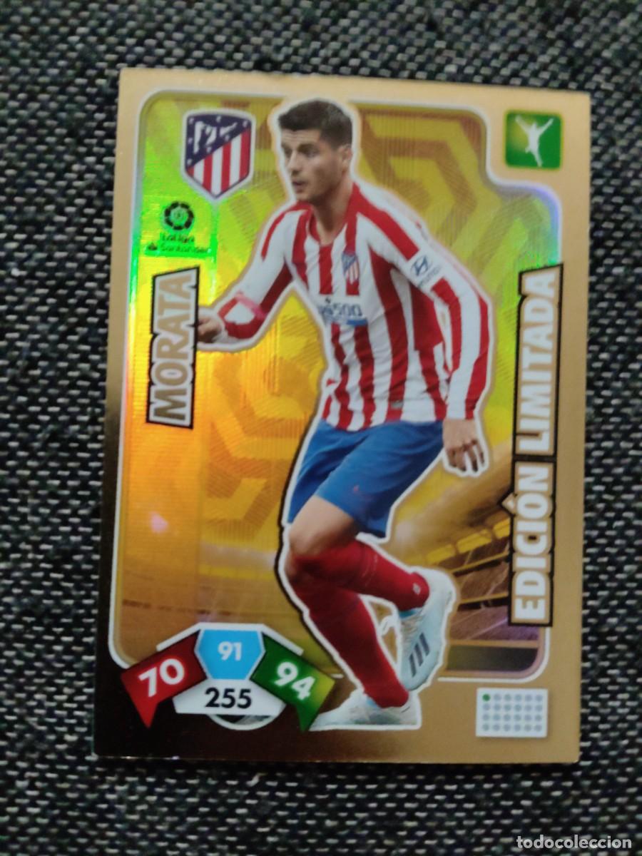 Cromos de f&uacute;tbol: Morata edici&oacute;n limitada atl&eacute;tico de Madrid Adrenalyn 2019-20