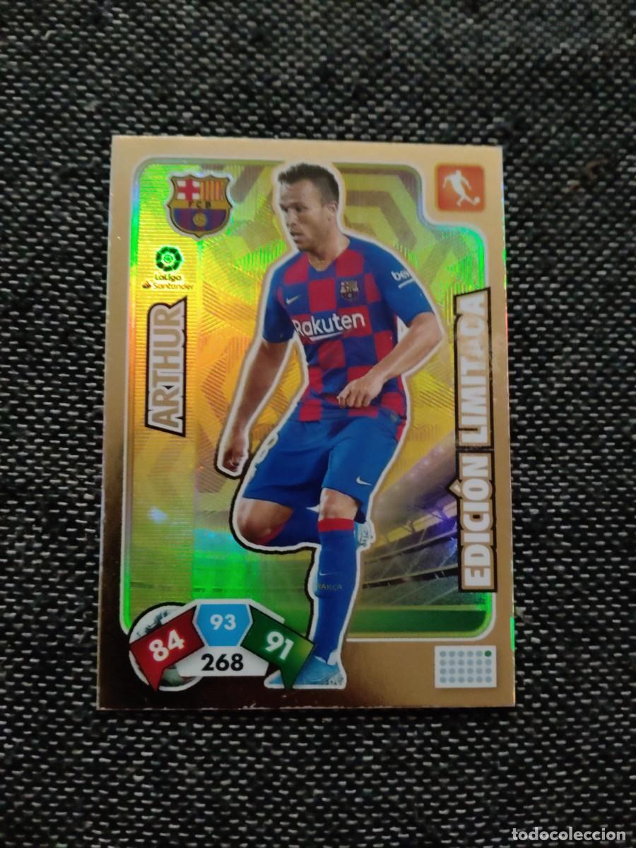 Cromos de f&uacute;tbol: Arthur edici&oacute;n limitada FC Barcelona Adrenalyn 2019-20