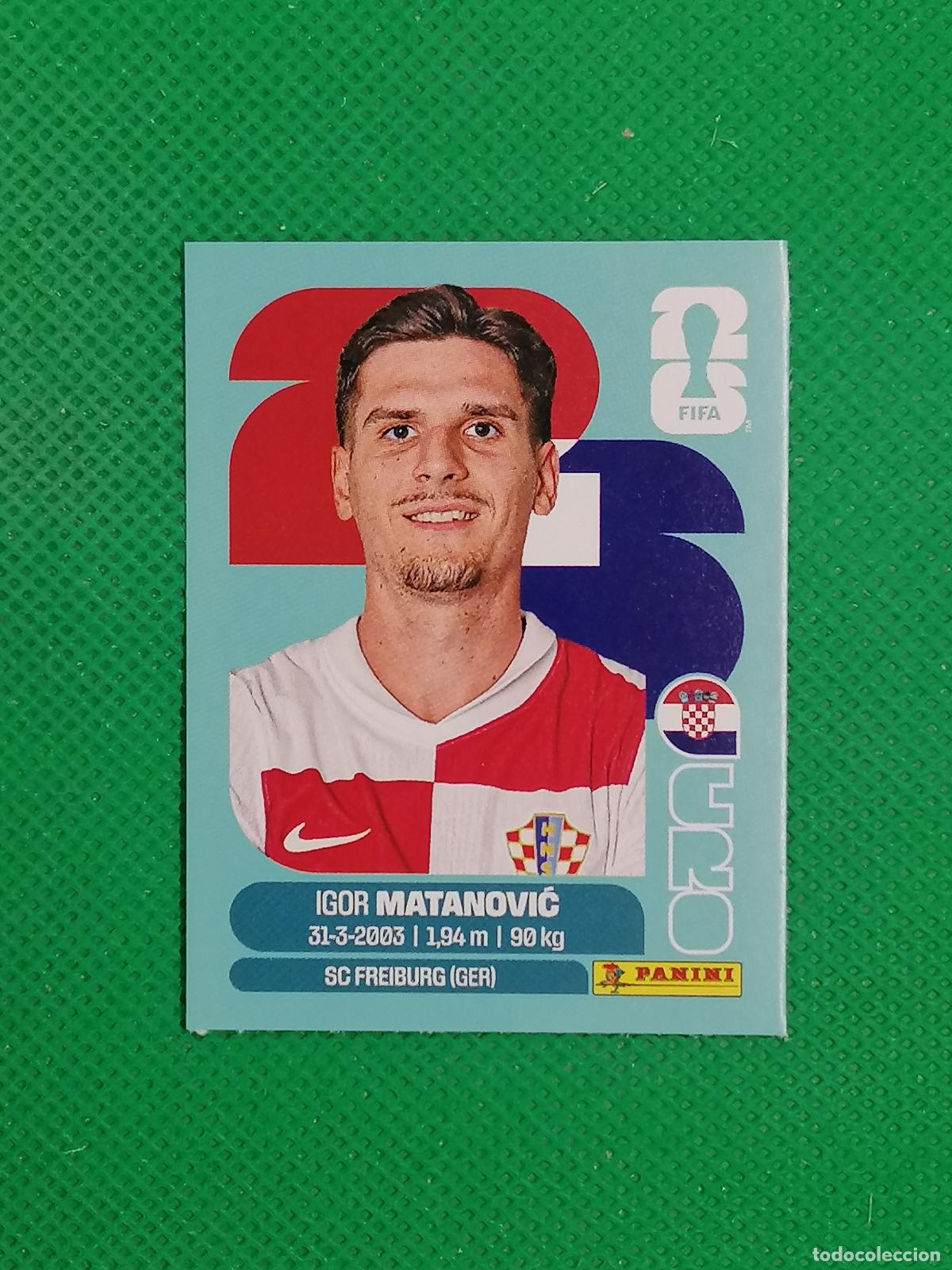 Cromos de f&uacute;tbol: IGOR MATANOVIC CROACIA CRO UPDATE SET ⚽ PANINI FIFA MUNDIAL WORLD CUP 26 2026 STICKER ⚽