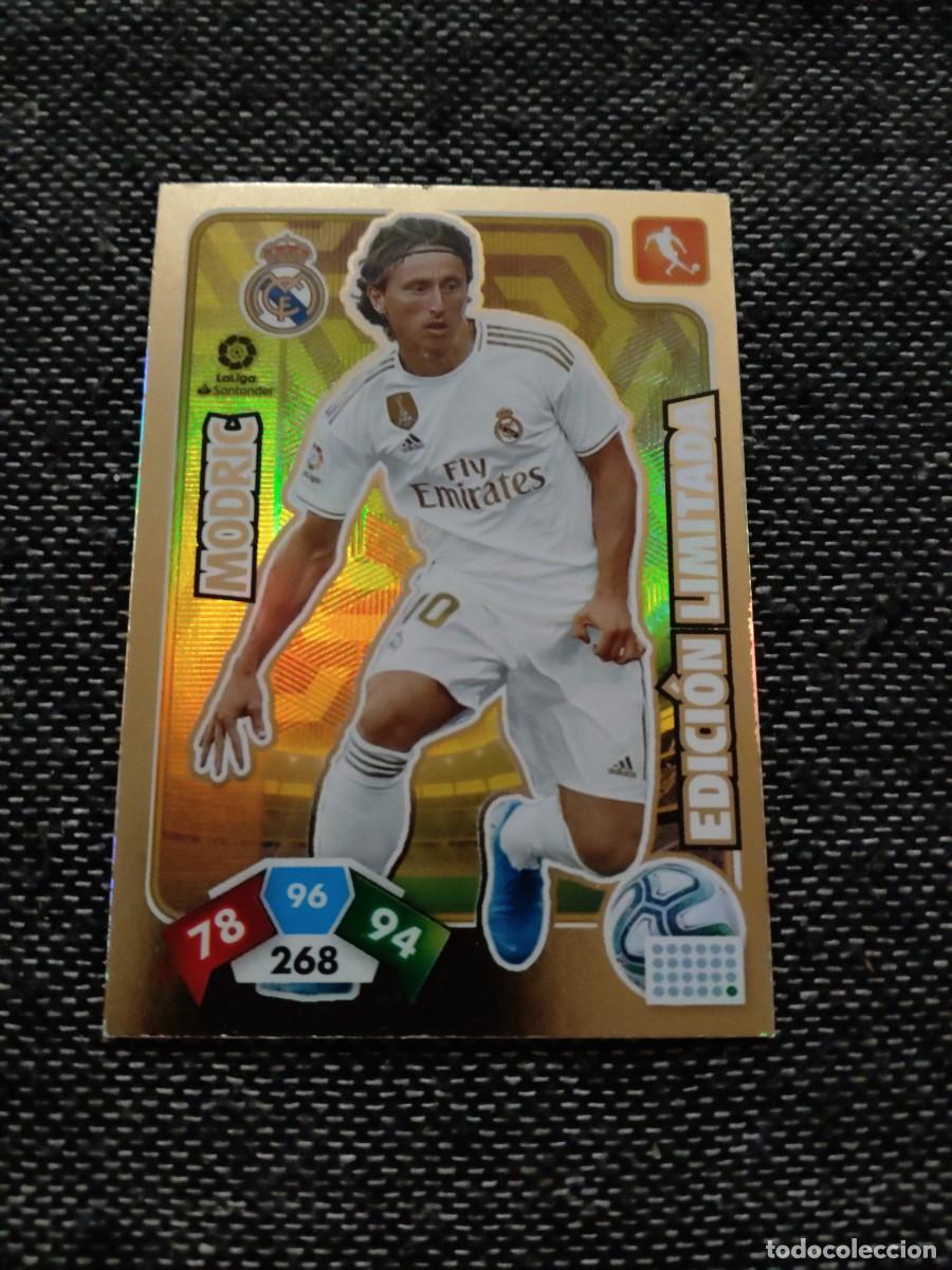 Cromos de f&uacute;tbol: Modric edici&oacute;n limitada real Madrid Adrenalyn 2019-20