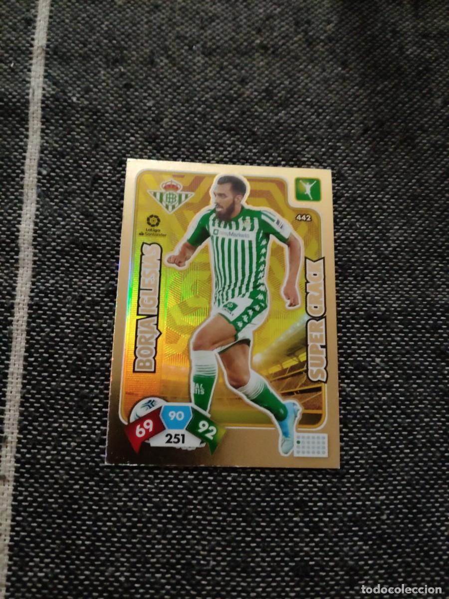 Cromos de f&uacute;tbol: 442 Borja iglesias super crack Betis Adrenalyn 2019-20