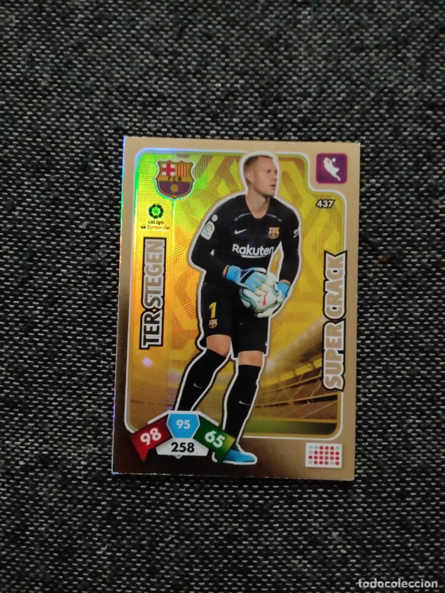 Cromos de f&uacute;tbol: 437 ter stegen super crack FC Barcelona Adrenalyn 2019-20