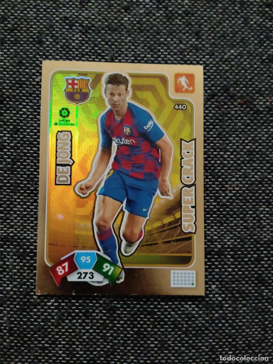 Cromos de f&uacute;tbol: 440 de jong super crack FC Barcelona Adrenalyn 2019-20