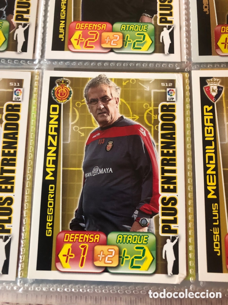 Cromos de f&uacute;tbol: Adrenalyn 2012 2012 plus entrenador Gregorio manzano 512 Mallorca