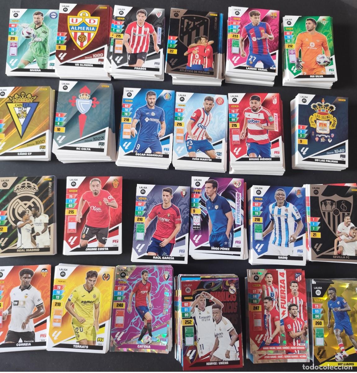 Cromos de Futebol: COLECCI&Oacute;N LOTE DE +-2,2 KILOS CARDS DE F&Uacute;TBOL - ADRENALYN 2023/24
