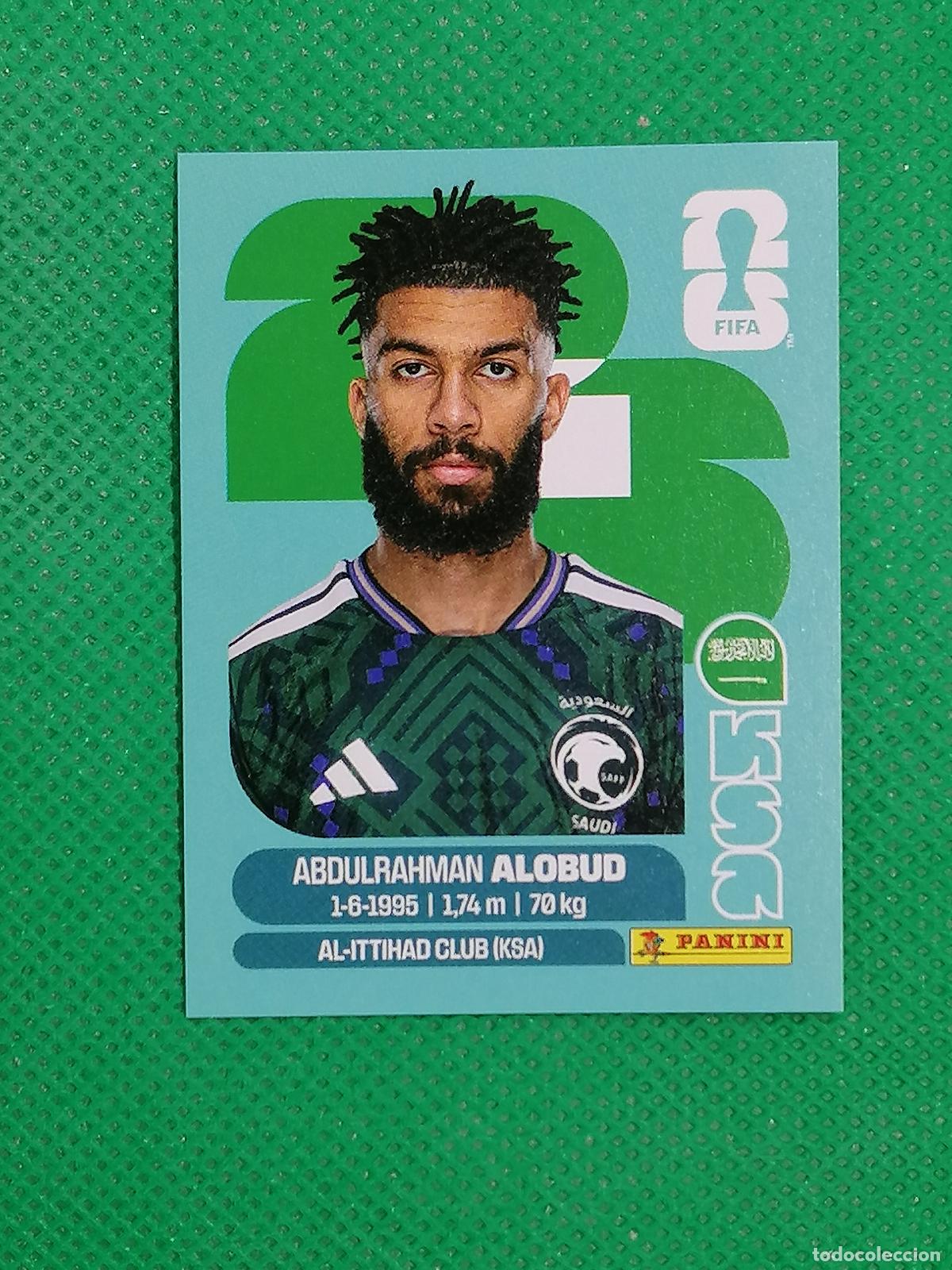 Cromos de f&uacute;tbol: KSA 17 KSA17 ABDULRAHMAN ALOBUD ARABIA SAUDI ⚽ PANINI FIFA MUNDIAL WORLD CUP 26 2026 STICKER ⚽