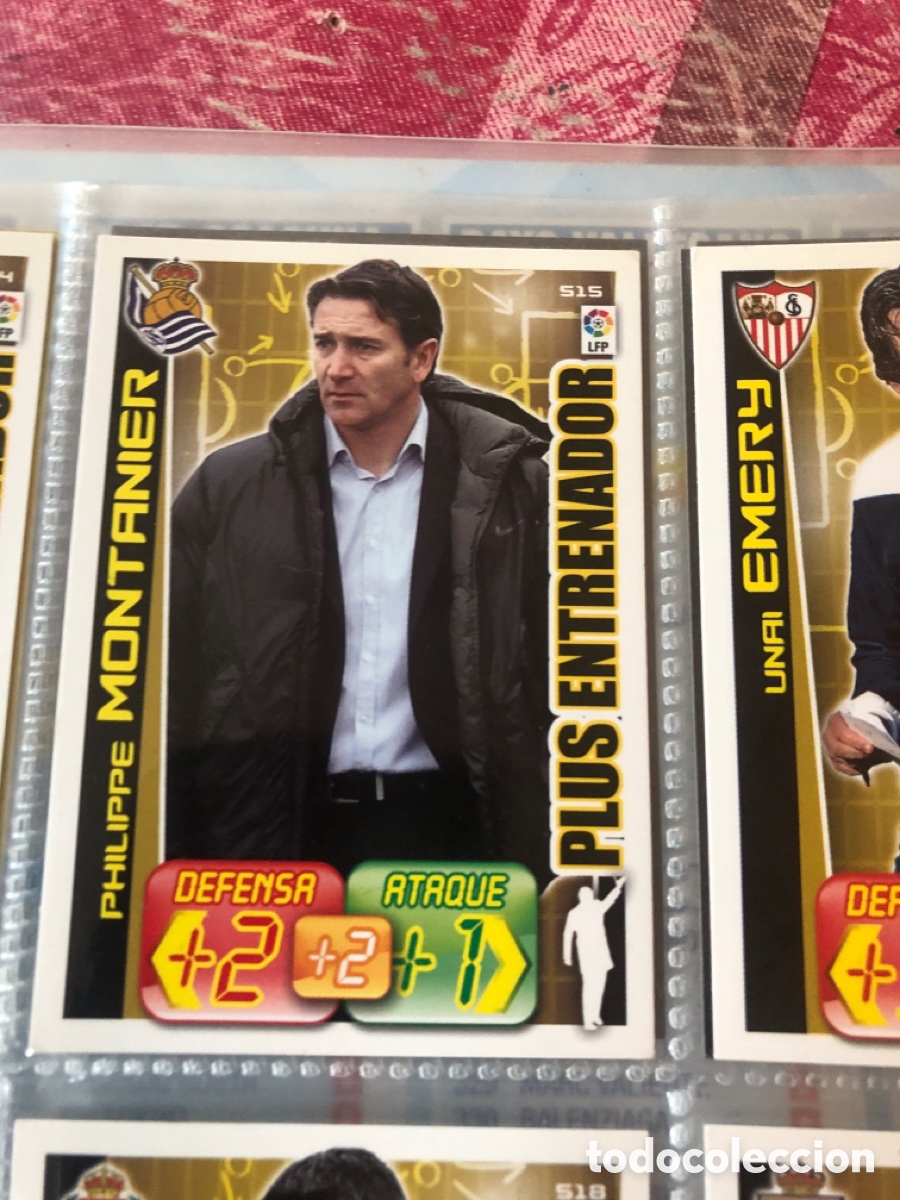 Cromos de f&uacute;tbol: Adrenalyn 2012 2012 plus entrenador philippe montanier 515 real sociedad