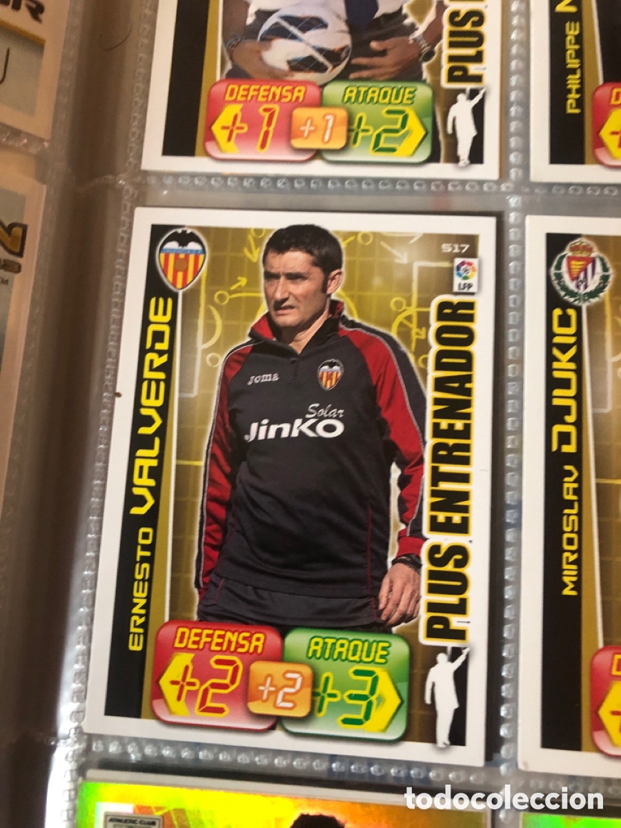 Cromos de f&uacute;tbol: Adrenalyn 2012 2012 plus entrenador ernesto Valverde 517 valencia
