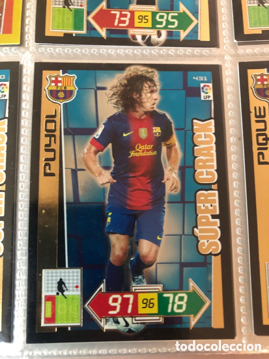 Cromos de f&uacute;tbol: Adrenalyn 2012 2013 s&uacute;per crack Puyol 431 Barcelona