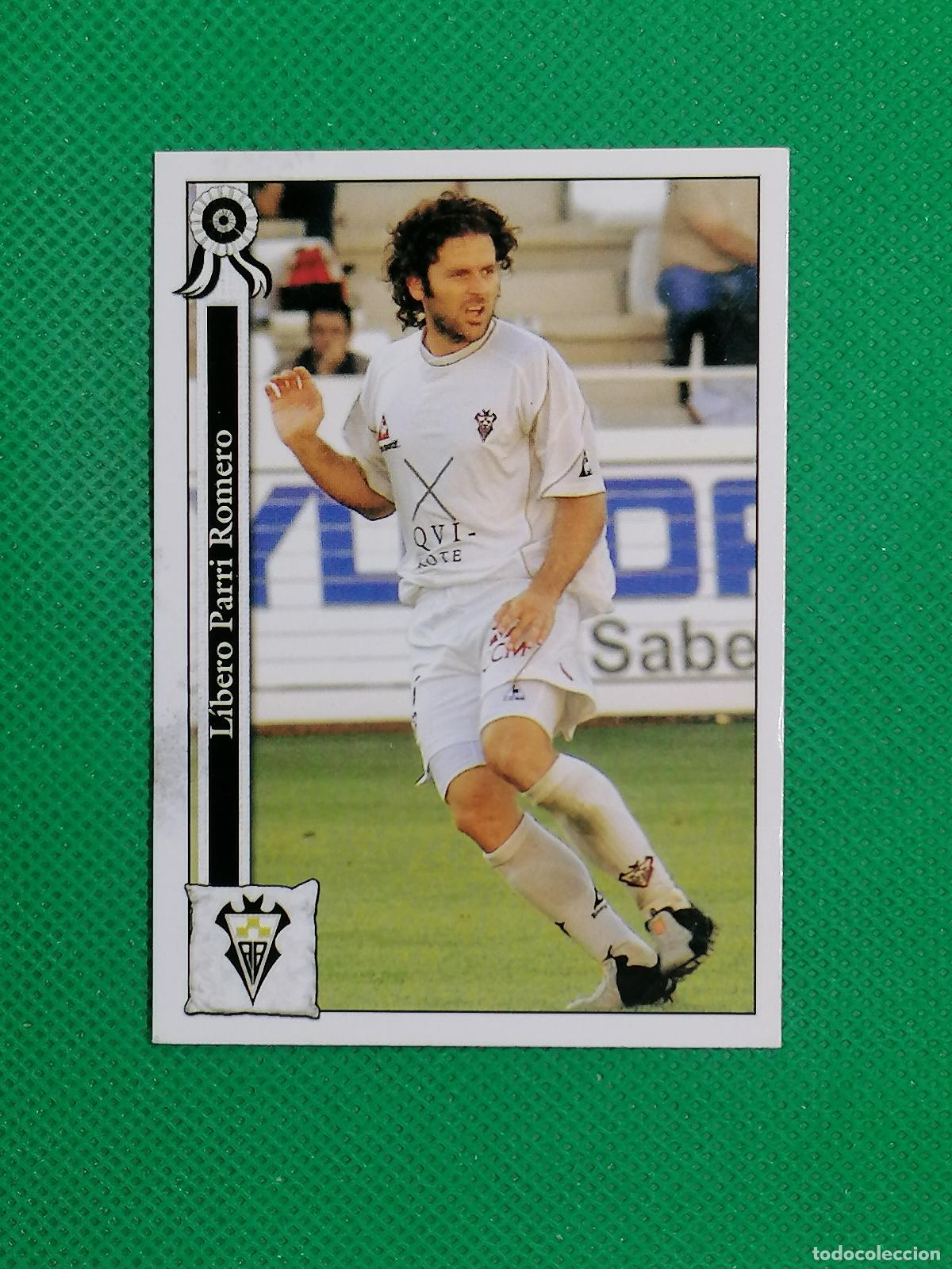 Cromos de f&uacute;tbol: 714 PARRI ALBACETE ⚽ MUNDICROMO LAS FICHAS DE LA LIGA 05 06 2005 2006 ⚽