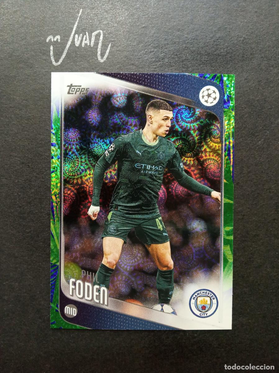 Cromos de f&uacute;tbol: N&ordm; 103 PHIL FODEN MANCHESTER CITY ⚽ TOPPS &reg; UCC FLAGSHIP CARNAVAL EDITION 2025 2026 25 26 NUEVO