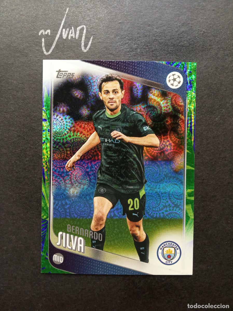 Cromos de f&uacute;tbol: N&ordm; 2 BERNARDO SILVA MANCHESTER CITY ⚽ TOPPS &reg; UCC FLAGSHIP CARNAVAL EDITION 2025 2026 25 26 NUEVO