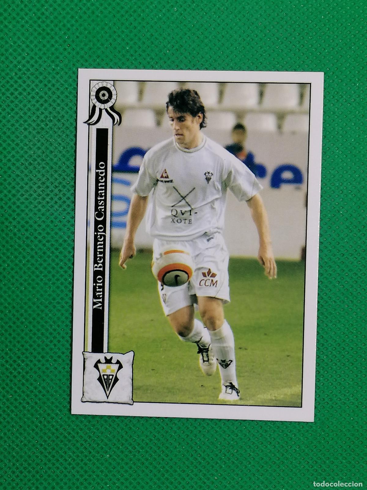 Cromos de f&uacute;tbol: 718 MARIO BERMEJO ALBACETE ⚽ MUNDICROMO LAS FICHAS DE LA LIGA 05 06 2005 2006 ⚽
