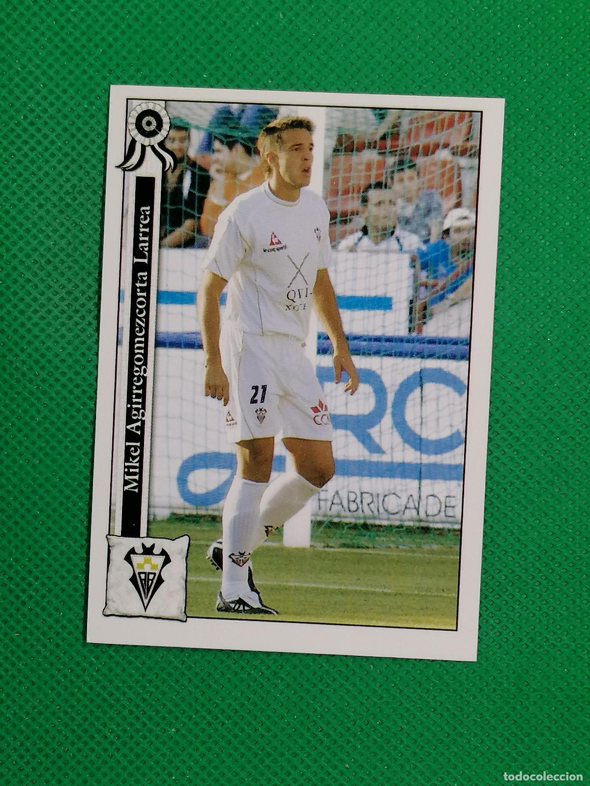 Cromos de f&uacute;tbol: 719 MIKEL ALBACETE ⚽ MUNDICROMO LAS FICHAS DE LA LIGA 05 06 2005 2006 ⚽
