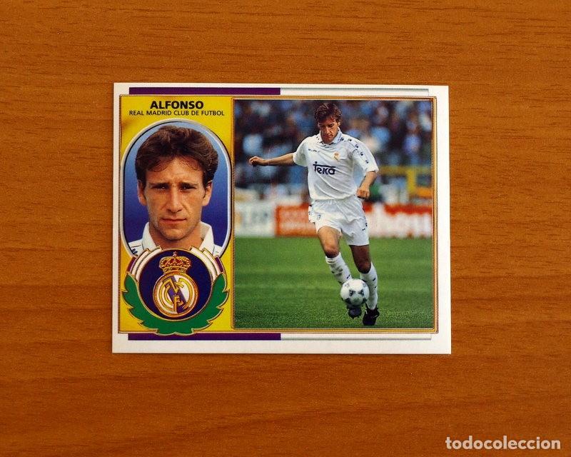 Cromos de f&uacute;tbol: Real Madrid - Alfonso - BAJA -Versi&oacute;n- Ediciones Este Liga 1996-1997, 96-97 - Nunca Pegado