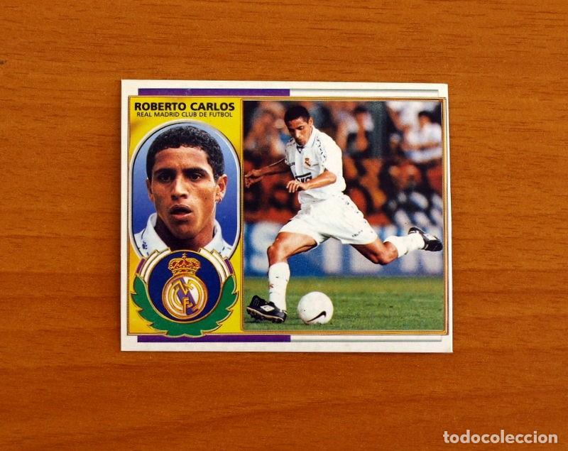 Cromos de f&uacute;tbol: Real Madrid - Roberto Carlos - Versi&oacute;n - Ediciones Este Liga 1996-1997, 96-97 - Nunca Pegado