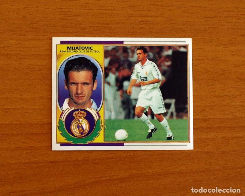 Cromos de f&uacute;tbol: Real Madrid - Mijatovic - Versi&oacute;n - Ediciones Este Liga 1996-1997, 96-97 - Nunca Pegado