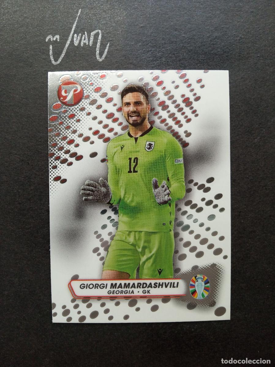 Cromos de f&uacute;tbol: N&ordm; 60 MAMARDASHVILI GEORGIA VALENCIA LIVERPOOL ⚽ TOPPS &reg; PRISTINE ROAD UEFA EURO 2023 2024 23 24