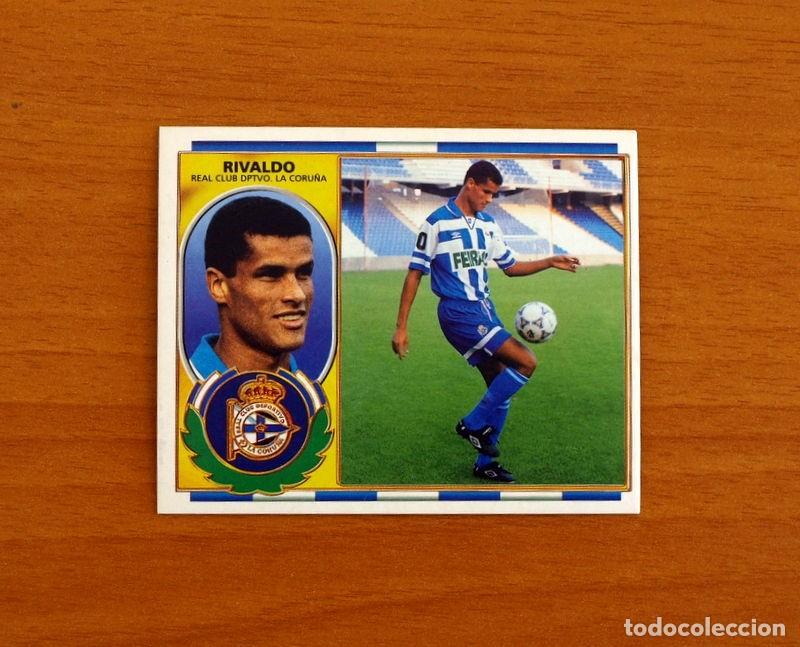Cromos de f&uacute;tbol: Deportivo de la Coru&ntilde;a -Rivaldo -Coloca -Rookie - Ediciones Este Liga 1996-1997, 96-97 -Nunca Pegado