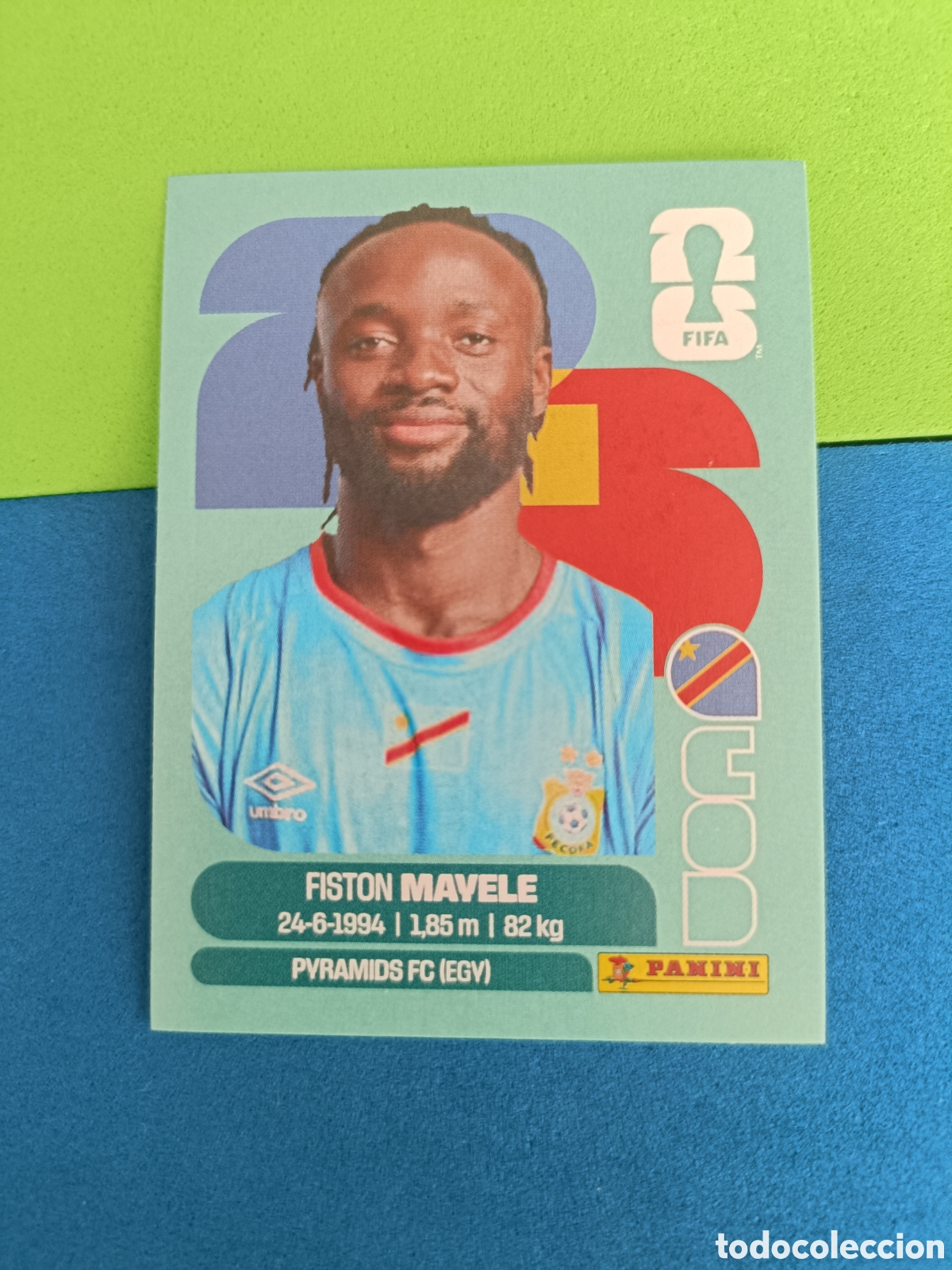 Cromos de f&uacute;tbol: Panini Mundial Fifa World cup 2026 26 sticker - COD 18 Mayele