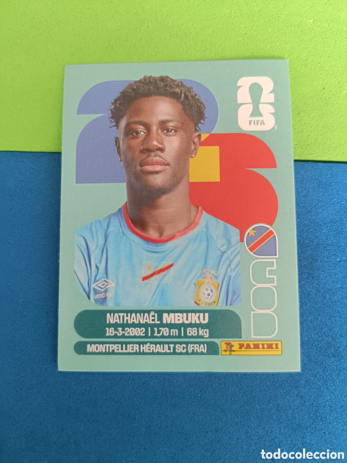 Cromos de f&uacute;tbol: Panini Mundial Fifa World cup 2026 26 sticker - COD 20 Mbuku